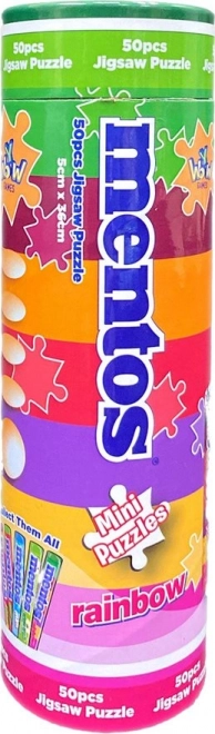 Puzzle arc-en-ciel Mentos 50 pièces