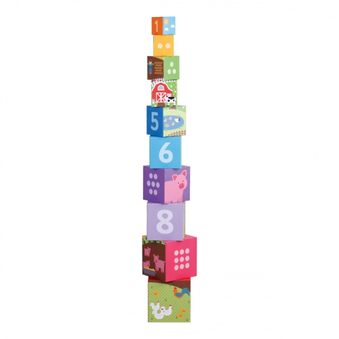 Bigjigs Toys Cubes didactiques ferme