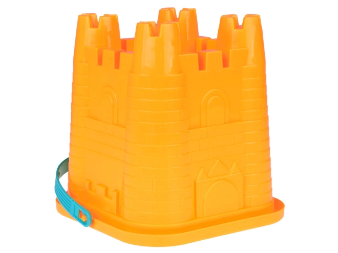 Seau en forme de château et poignée astucieuse