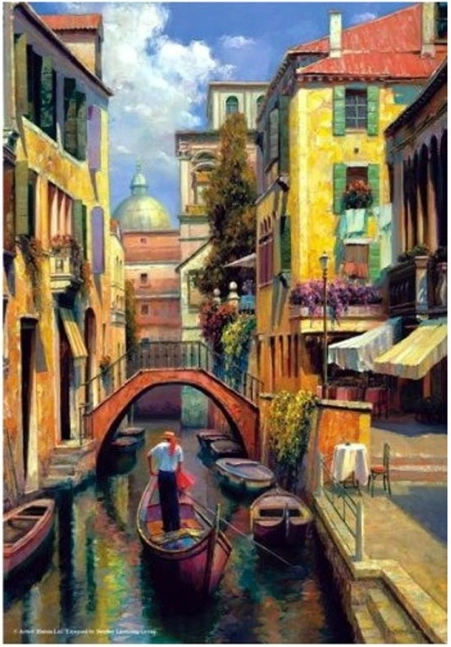 Puzzle Dimanche à Venise 500 pièces ANATOLIAN