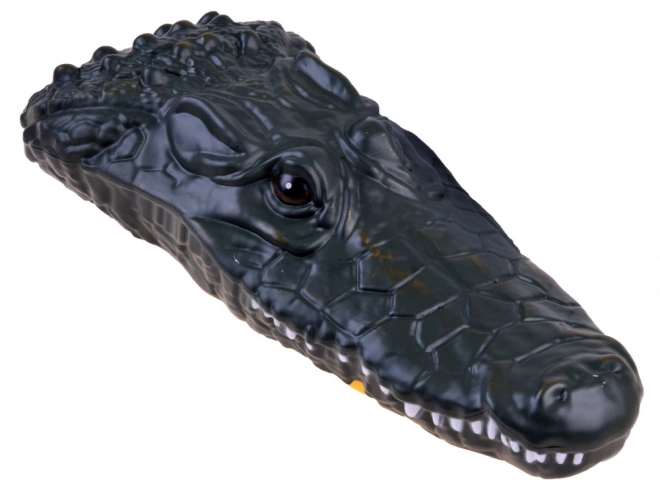 Bateau crocodile amusant avec télécommande – Rouge