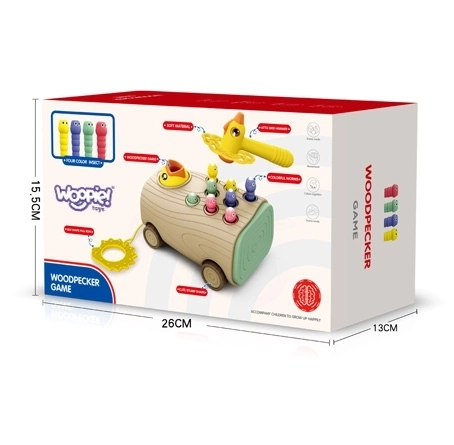 Jouet en bois WOOPIE pour enfants - marteau et jeu magnétique