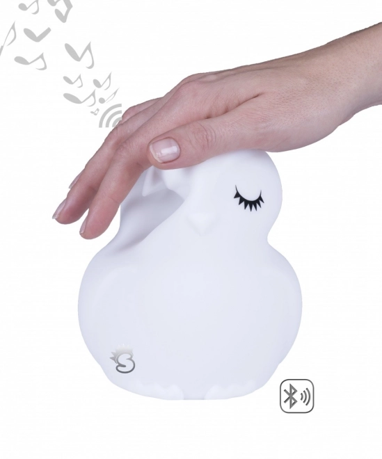 Lampe de nuit en silicone changeant de couleur avec haut-parleur Bluetooth Lumière Chouette HU HU HU HU HU