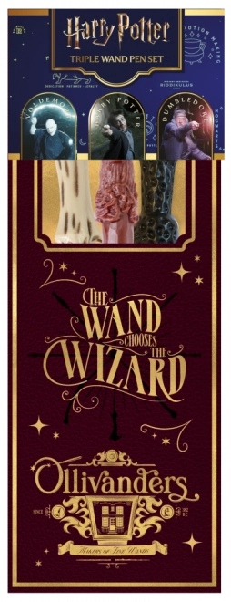 Set de stylos en forme de baguettes magiques HARRY POTTER Magical Locations