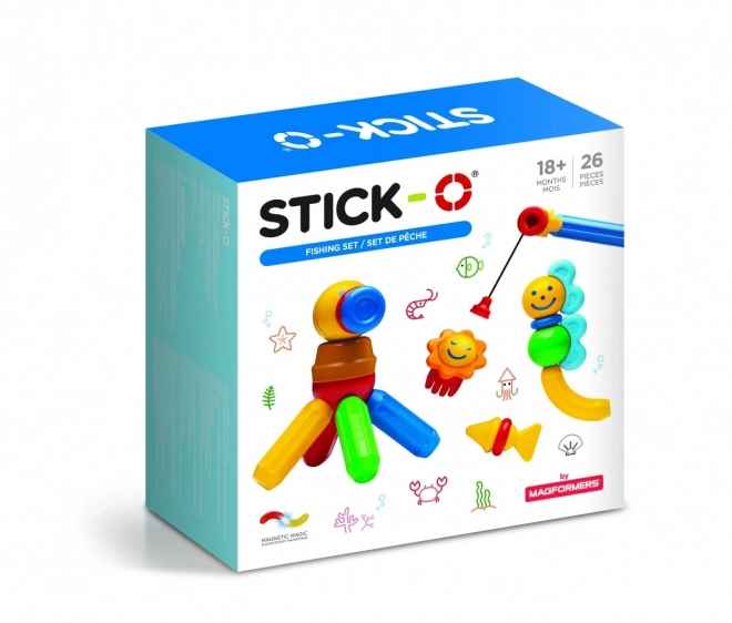 Bricolage magnétique Stick-O Pêche