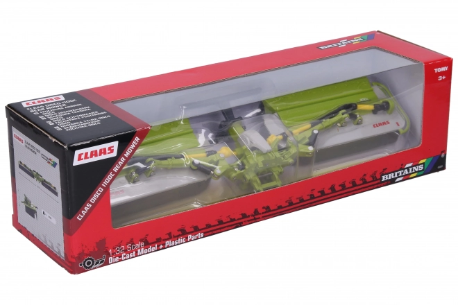 Modèle Britains moissonneuse arrière Claas Disco 1:32 31,5 cm
