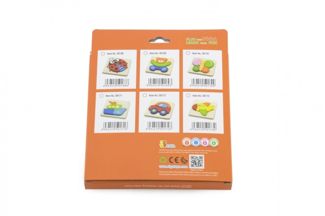 Premier puzzle en bois pour enfants Viga Ours