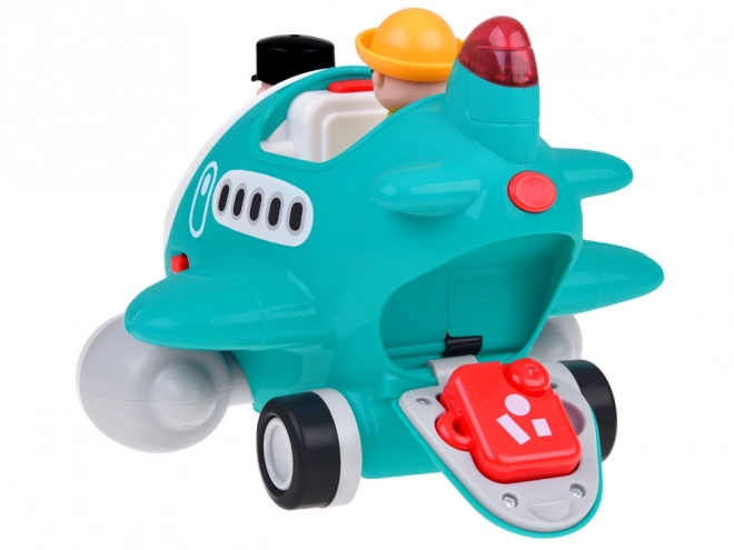Avion interactif avec pilote