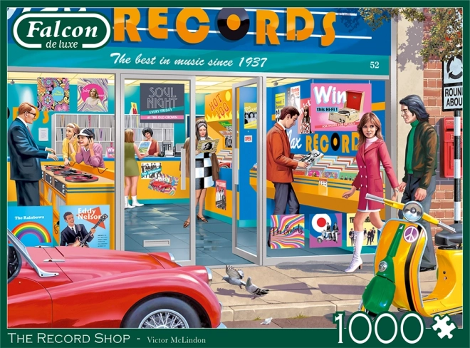 Puzzle Magasin de musique 1000 pièces