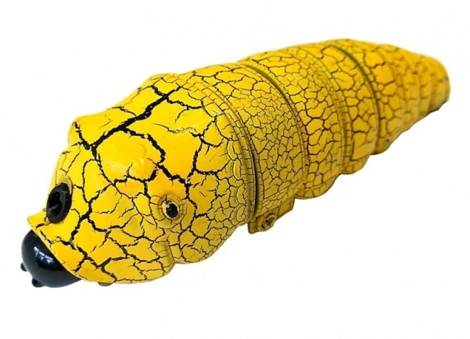 Chenille jaune avec capteur infrarouge