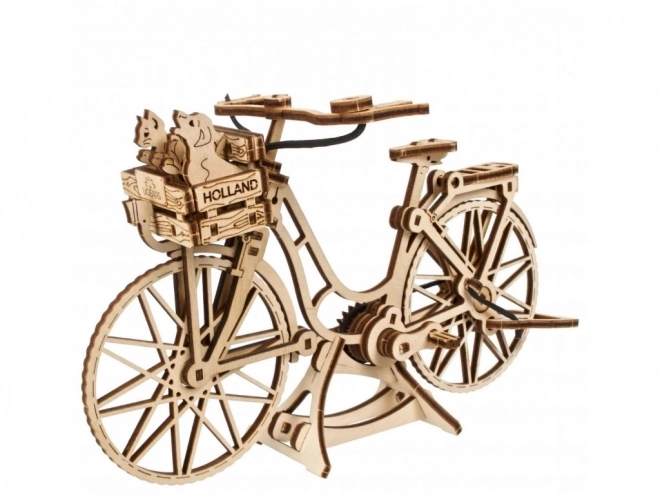 Puzzle mécanique en bois 3D Ugears Vélo Holland