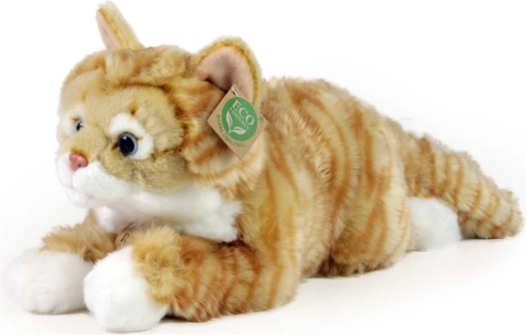 Chat tigré roux en peluche ECO-Friendly