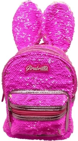 Sac à dos à paillettes GIRABRILLA lapin violet