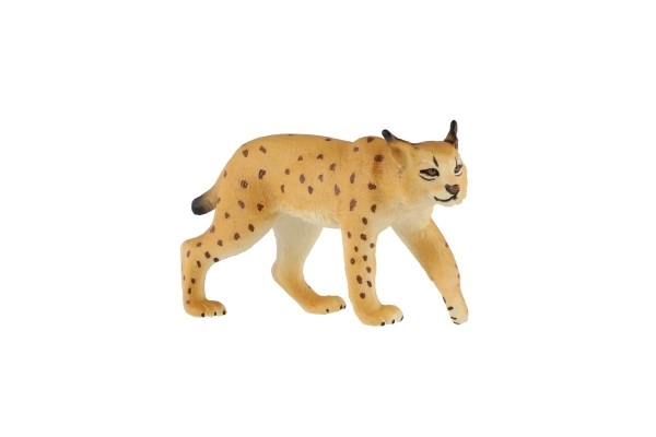 Lynx boréal zooted en plastique 9cm dans un sachet
