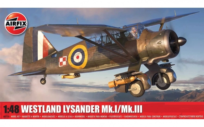 Modèle d'avion Westland Lysander Mk.I/Mk.III 1/48