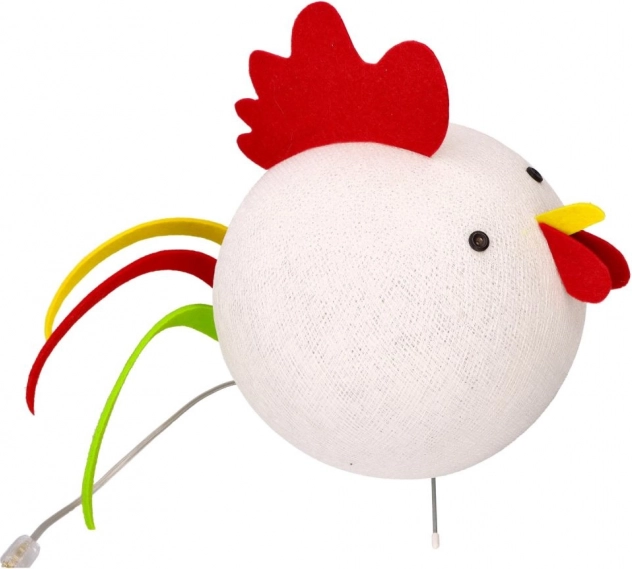 Design de coq ludique pour chambre d’enfant