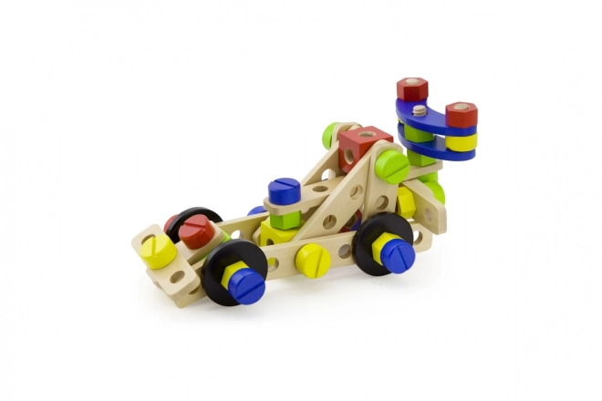 Jeu de construction en bois - 68 pièces