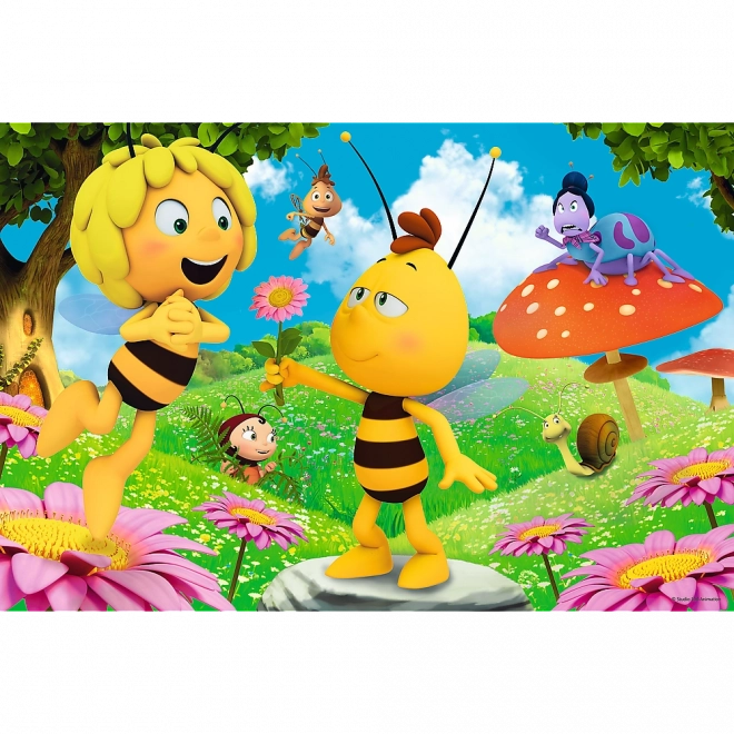 Puzzle Trefl Fleur pour Maja conte Abeille Maya