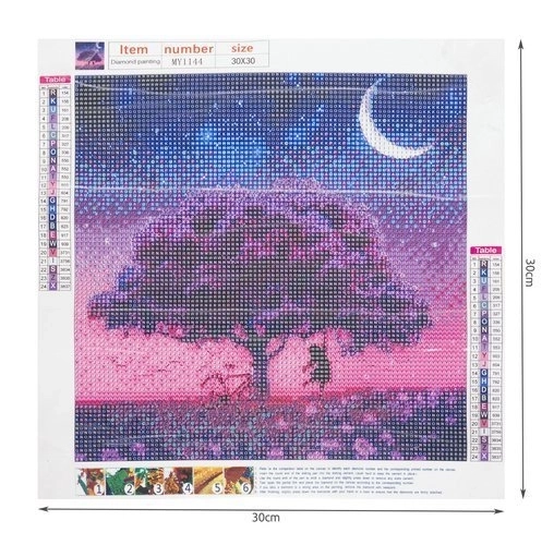 Kit de peinture diamant - nuit