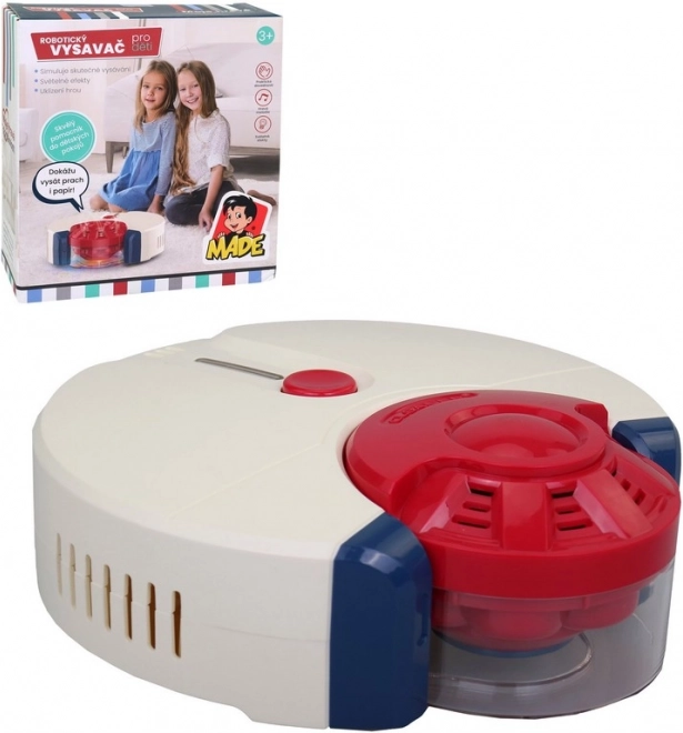 Aspirateur robotique pour enfants avec lumières et sons