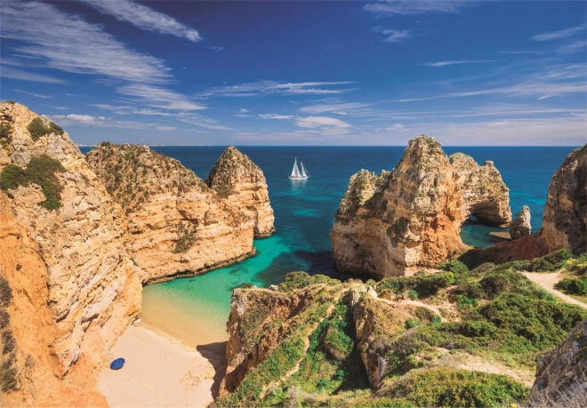 Puzzle 1000 pièces baie de l’Algarve CLEMENTONI