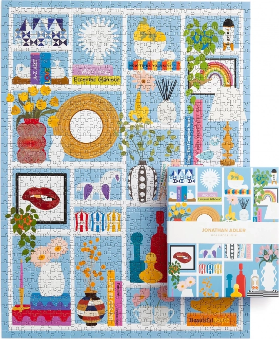 GALISON Puzzle Jonathan Adler - Shelfie 1000 pièces