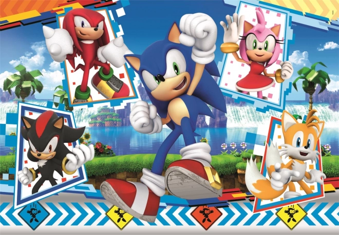 Puzzle Sonic 24 pièces Maxi pour enfants