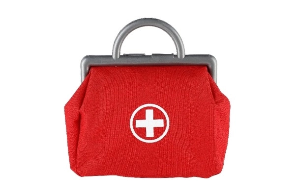 Ensemble de docteur pour enfants avec stéthoscope et sac médical