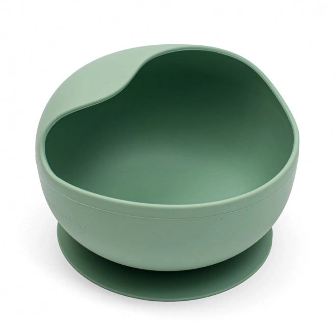Bol en silicone avec ventouse vert New Baby