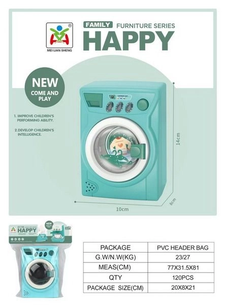 Machine à laver avec effets