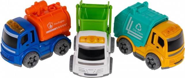 Ensemble de petites voitures urbaines pour enfants