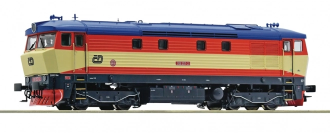 Locomotive diesel ČD Bardotka
