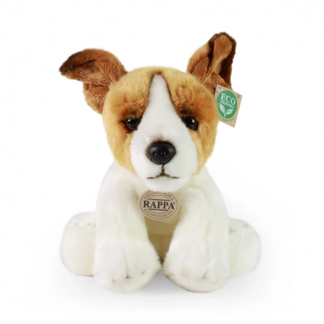 Chien en peluche jack russell terrier assis 30 cm ÉCOLOGIQUE