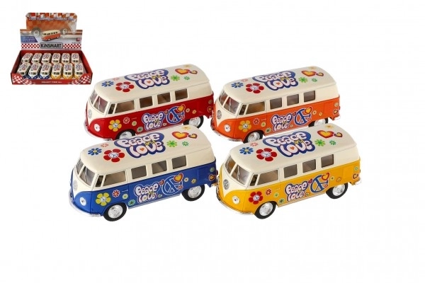 Autobus Kinsmart VW Classique métal/plastique 13cm à rétrofriction