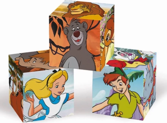 CLEMENTONI Cubes illustrés Disney classiques, 6 cubes