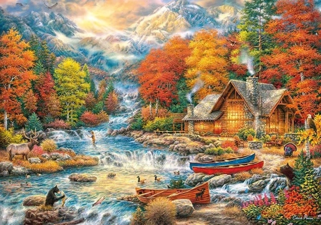 Puzzle CHERRY PAZZI Trésors en pleine nature, 2000 pièces
