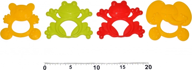 Anneau de dentition pour bébés en différentes formes et couleurs