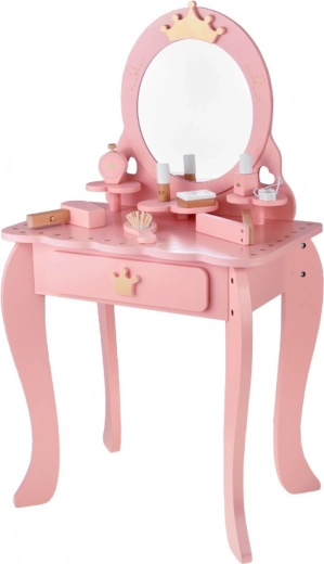 Miroir sécurisé et structure en bois stable