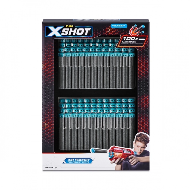 Ensemble de projectiles en mousse X-Shot Excel 100 pcs