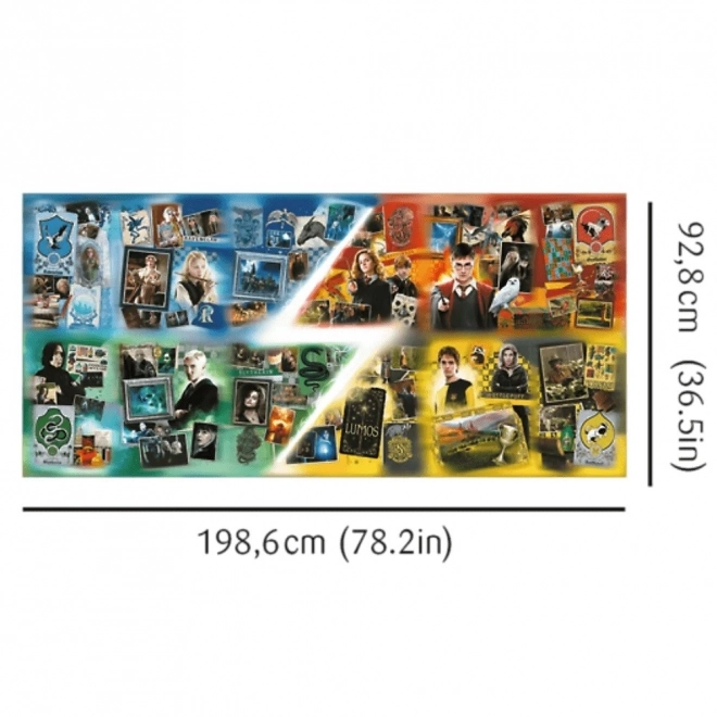 Puzzle TREFL UFT Harry Potter : Les Maisons Poudlard 9000 pièces