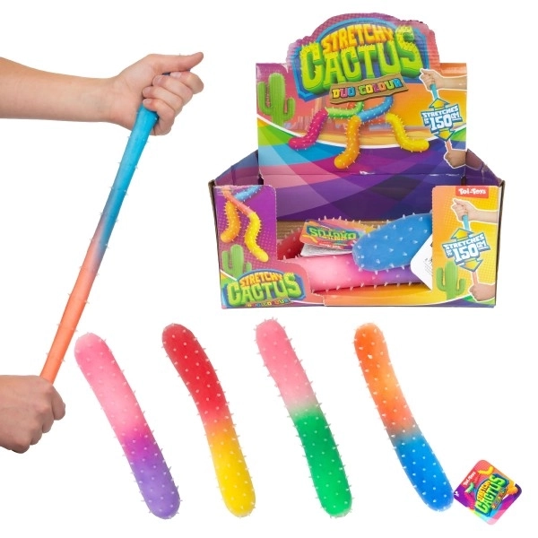Jouet anti-stress en silicone en forme de cactus 24 cm