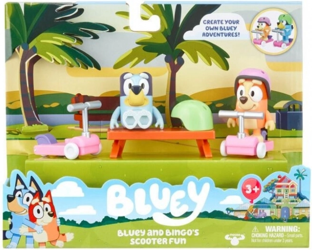 Bluey - Promenade en trottinette
