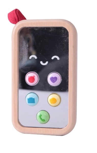 Mon Premier Téléphone Portable en Bois Classique Monde