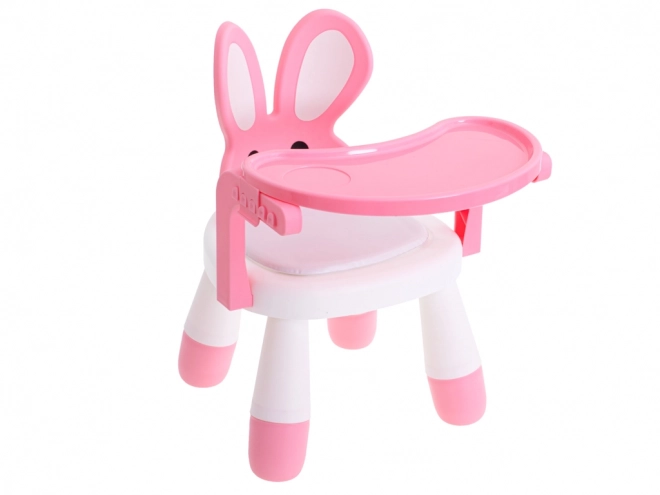 Chaise haute pour enfant - rose