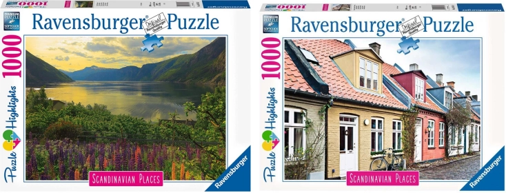 Set de deux puzzles 2 × 1000 pièces RAVENSBURGER
