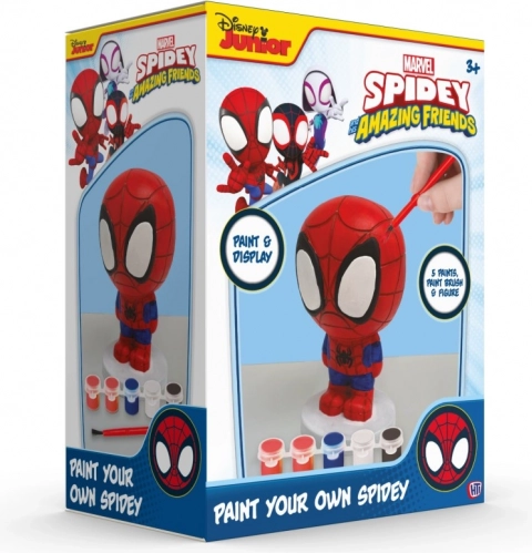Figurine Spidey à peindre – kit créatif avec peintures et pinceau