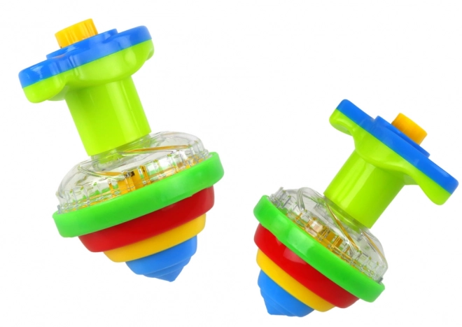 Disque lumineux rotatif coloré Spinning Top