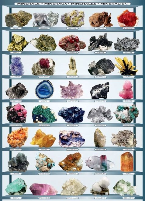 Puzzle Minéraux 1000 pièces Eurographics