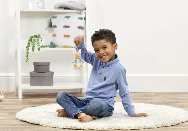 Porte-clés en peluche lapin Pierre