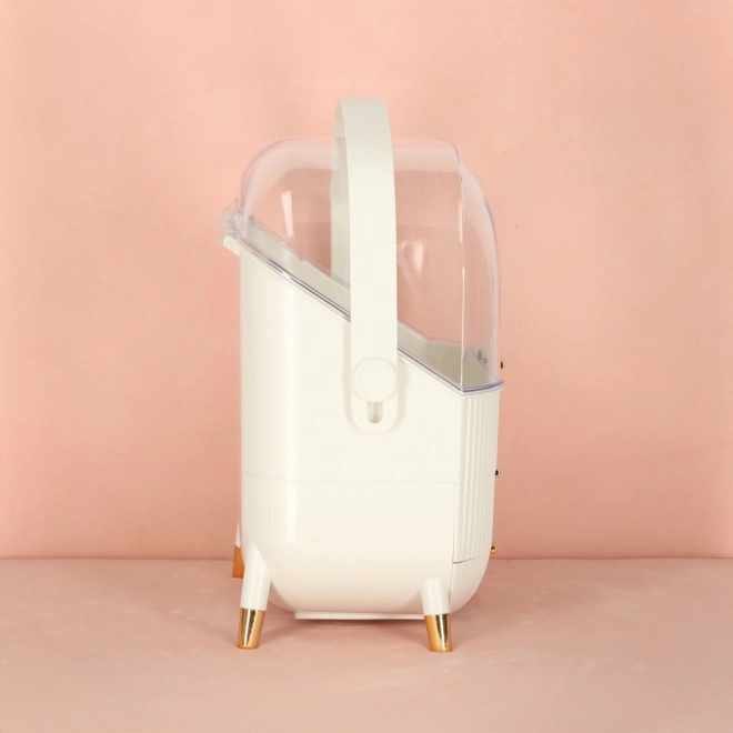 organisateur cosmétique blanc avec tiroirs